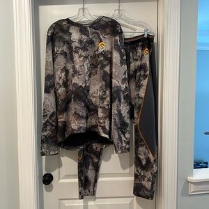 Scentlok Mossy Oak Terra Base Layer Fleece Pants & Shirt XXL